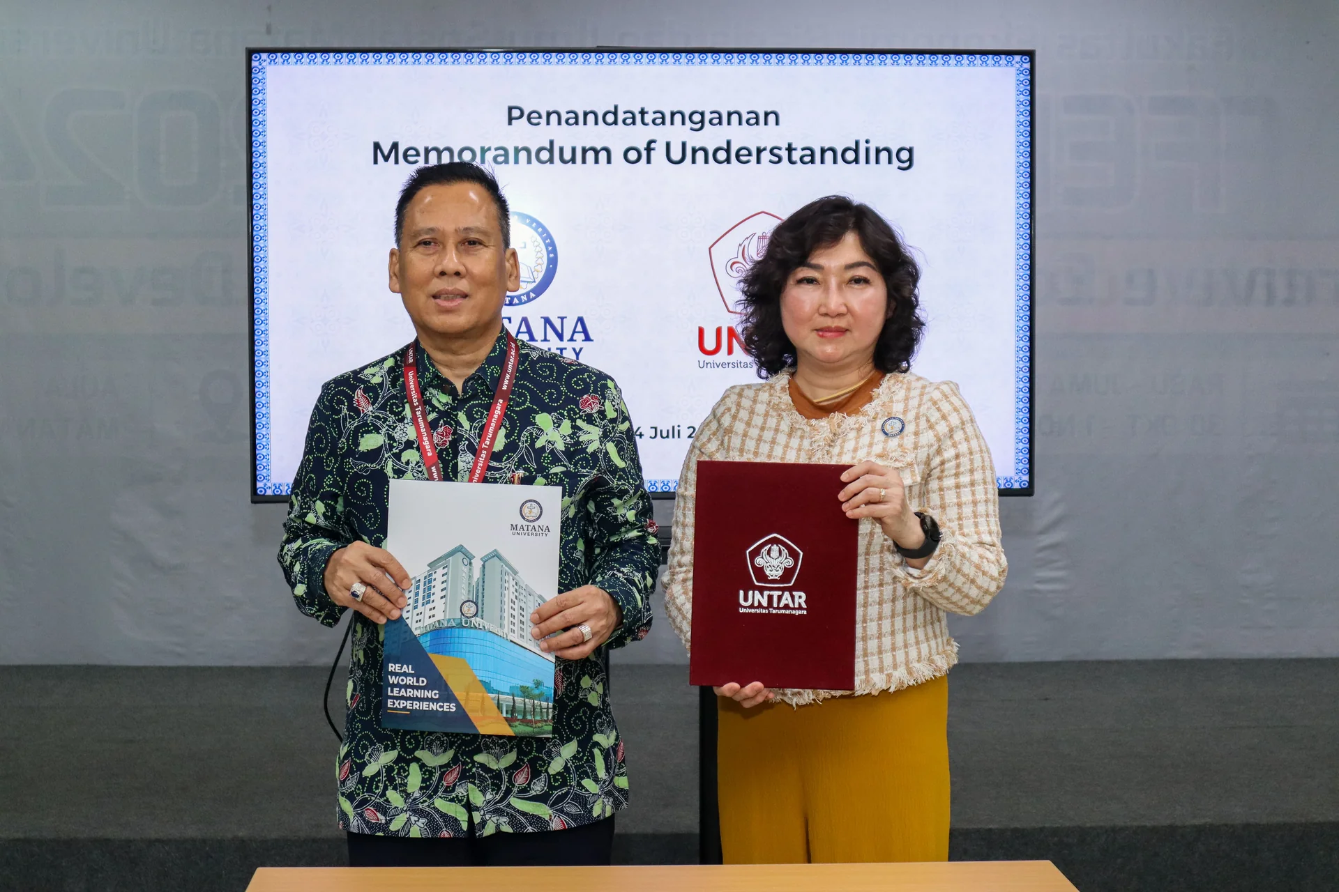 Universitas Matana dan Universitas Tarumanegara Jalin Kerja Sama Tridharma Perguruan Tinggi