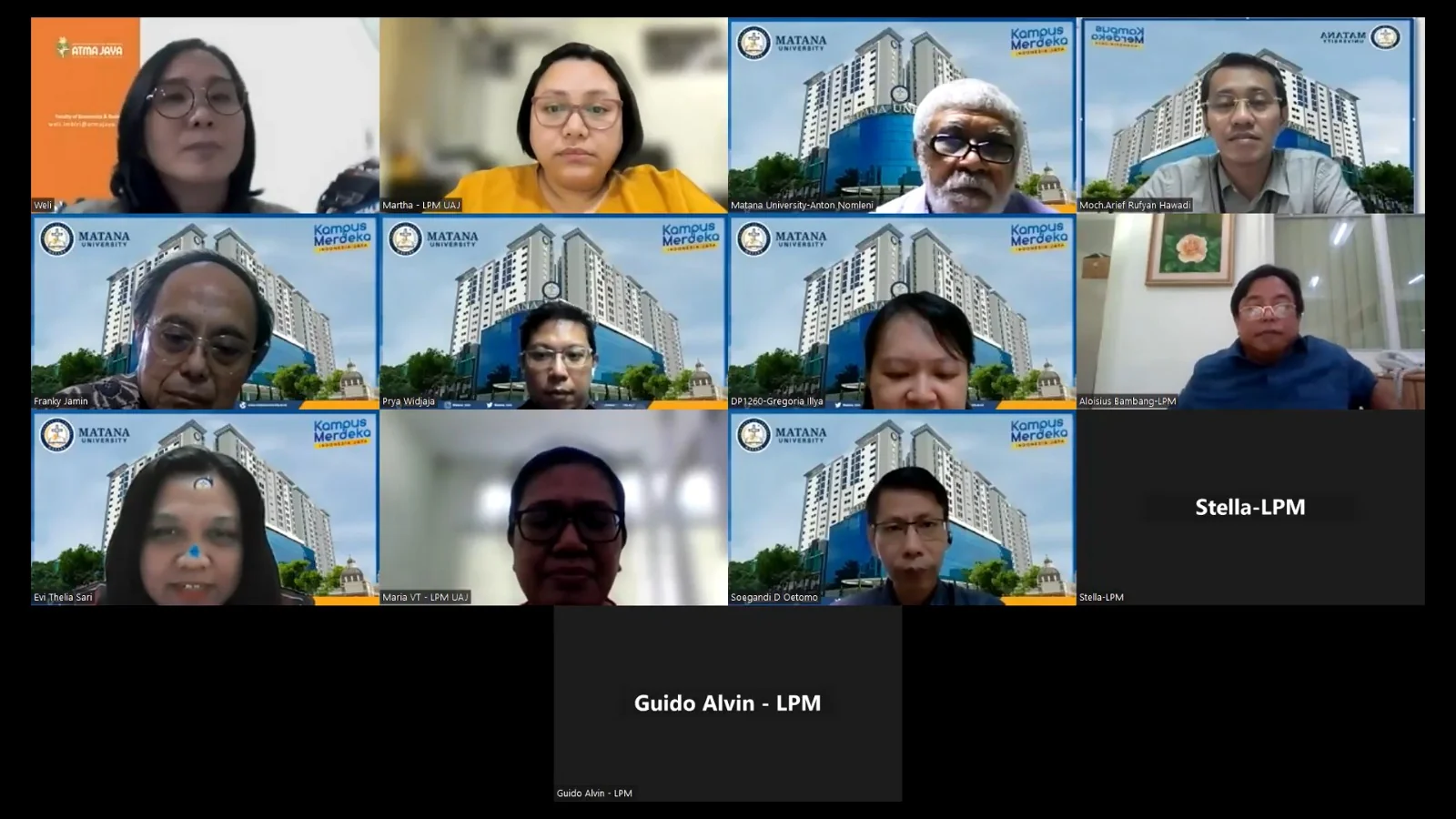 UNIVERSITAS MATANA BELAJAR BEST PRACTICE DARI UNIKA ATMA JAYA