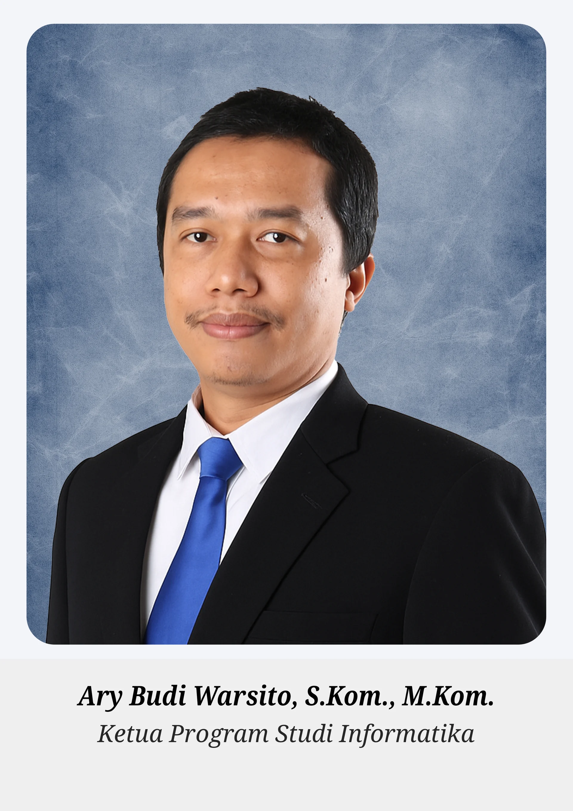 Ary Budi Warsito, S.Kom., M.Kom. -