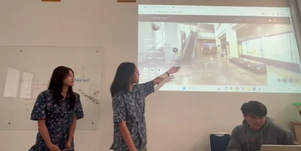 Mahasiswi Pariwisata Matana University Perkenalkan Virtual Guiding di SMA Kalam Kudus