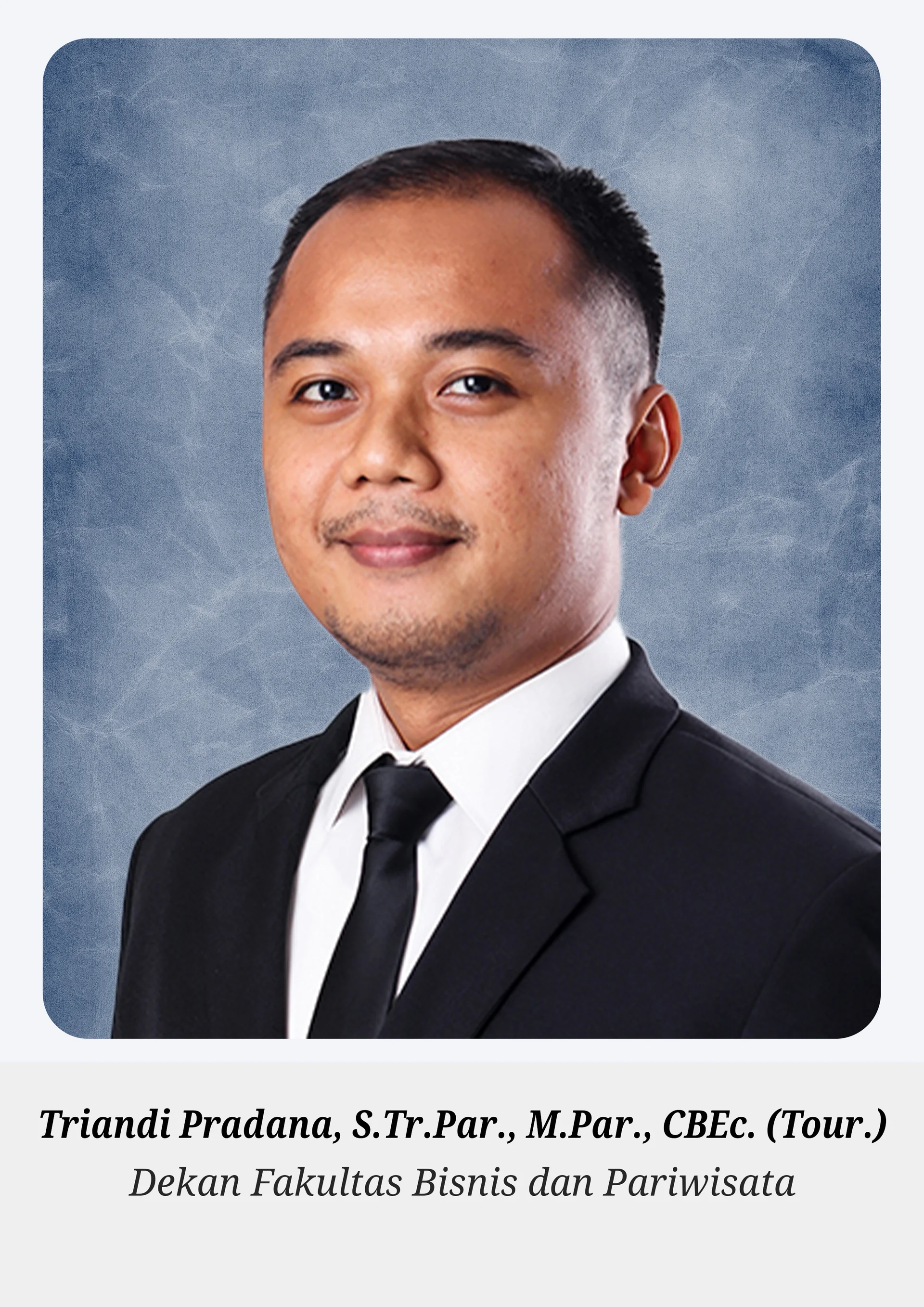 Triandi Pradana, S.Tr.Par., M.Par., CBEc. (Tour.) - 