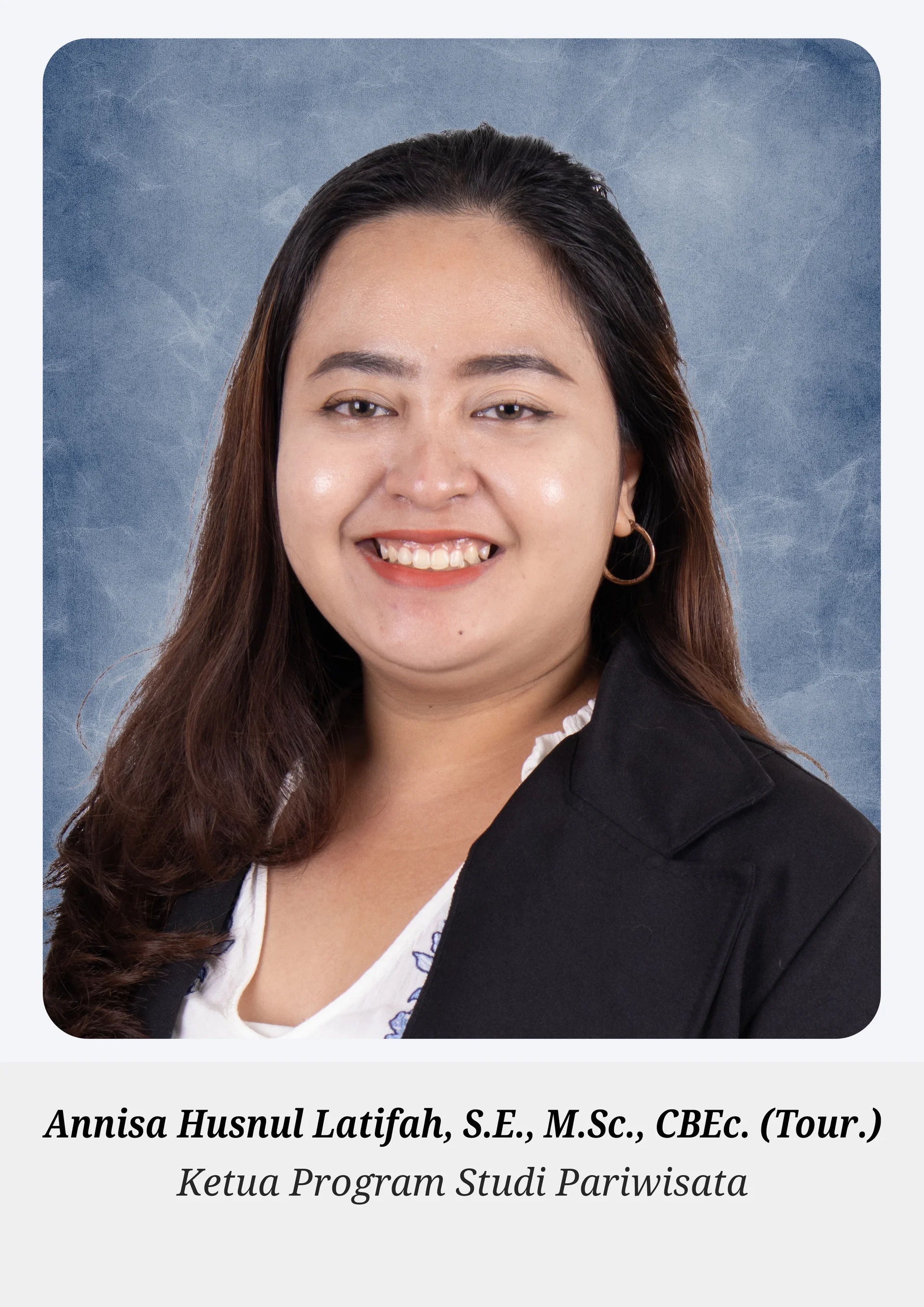 Annisa Husnul Latifah, S.E., M.Sc., CBEc. (Tour.) - 